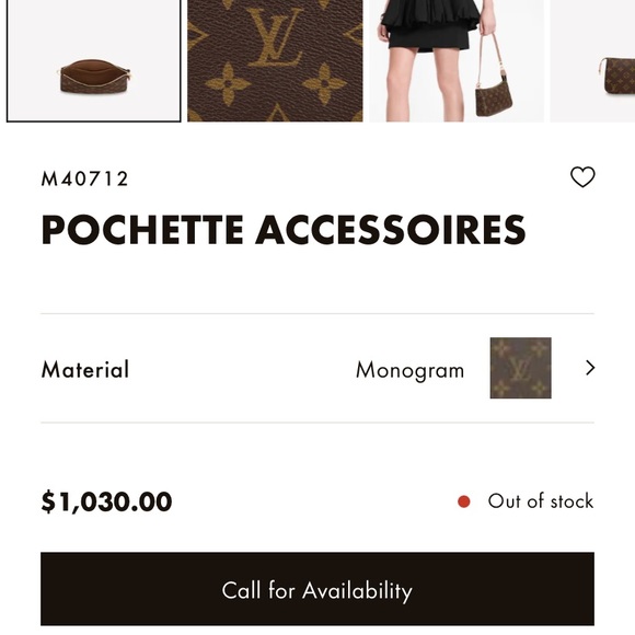 Authentic Louis Vuitton Pochette - Picture 10 of 10